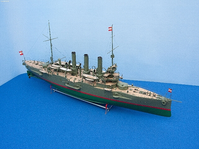 SMS KAISER KARL VI , model ship